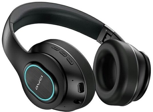 Awei On-Ear Bluetooth-Hodetelefoner A100bl Svart/Svart Awei On-Ear Bluetooth-Hodetelefoner A100bl Svart/Svart