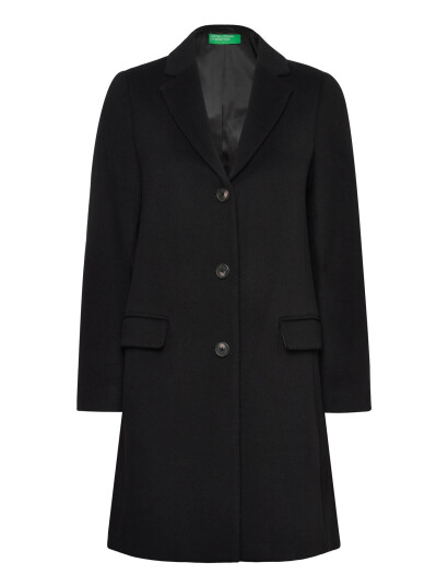 United Colors of Benetton Coat Black 44