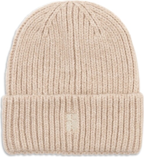 SUI AVA Brenda Beanie   Beige   ONE SIZE