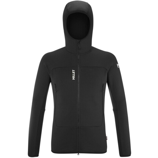 Millet Fusion Grid Hoodie M Black Noir L