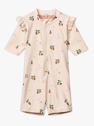 LIEWOOD Peach / Sea Shell Amel Printed Swim Buksedrakt 80 LIEWOOD Peach / Sea Shell Amel Printed Swim Buksedrakt 80
