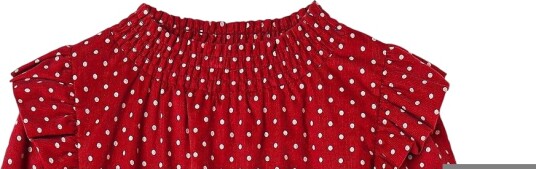 Fliink Genser Fløyel Dolly Dot Rød knopp Dot Fliink 116 Genser