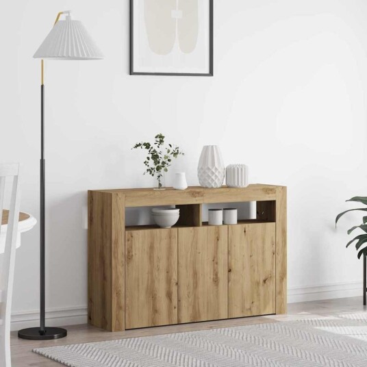 Serviesskap artisan eik 116 x 30 x 75 cm Konstruert tre