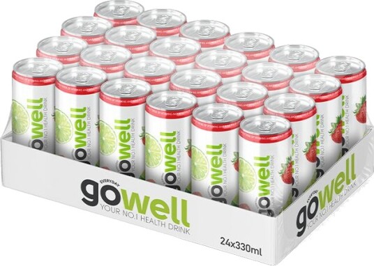 24 x GoWell Funktionsdryck Flak 33 cl Jordgubb Lime 24 x GoWell Funktionsdryck Flak 33 cl Jordgubb Lime