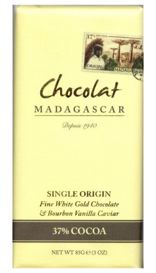 Chocolat Madagascar Fine White Chocolate Bourbon Vanilla 37%