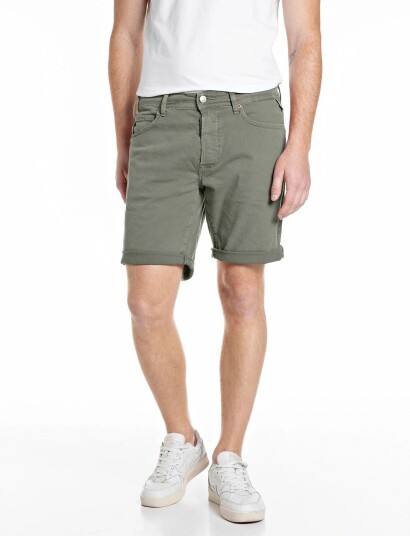 Replay Rbj.981 Short Shorts Tapered Khaki green 34