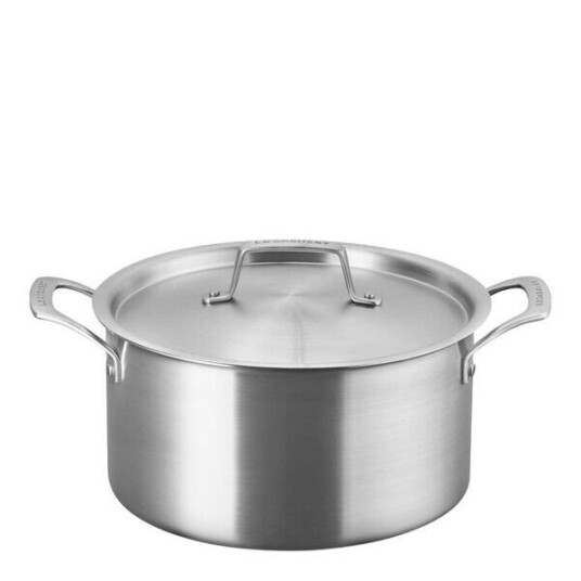 Le Creuset Essential 3 Ply dyp gryte 24 cm 6L m/lokk Le Creuset Essential 3 Ply dyp gryte 24 cm 6L m/lokk