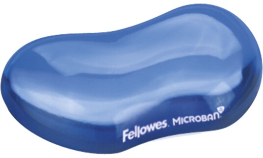Fellowes Crystal Gel Flex Håndleddstøtte Blå Fellowes Crystal Gel Flex Håndleddstøtte Blå
