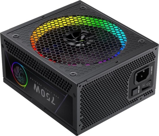 Gamemax RGB Pro 750G Strømforsyning 750W ATX12V 3.1 Svart Gamemax RGB Pro 750G Strømforsyning 750W ATX12V 3.1 Svart