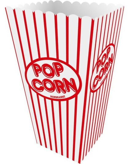 10 stk Retro Popcornbeger