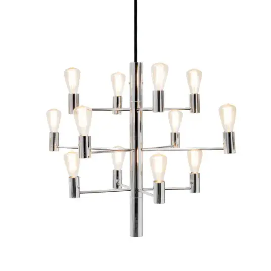 Herstal Manola Lysekrone 12 Krom dim LED 1576787-01-0 1576787-04-0 Herstal Manola Lysekrone 12 Krom dim LED 1576787-01-0 1576787-04-0