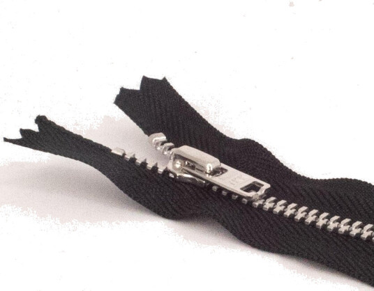Jeanslås Sort, 10cm