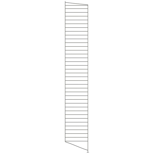 String String Gavl Gulv 30x200 cm 1 pk Mørkegrå