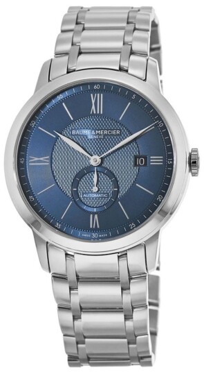 Baume & Mercier Herreklokke M0A10481 Classima Blå/Stål Ø42 mm