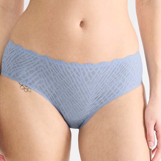 Sloggi Truser ZERO Feel Bliss Hipster Brief Blå/Grå Large Dame