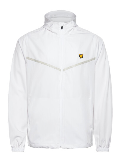 Lyle & Scott Sport Striped Track Jacket   White   M