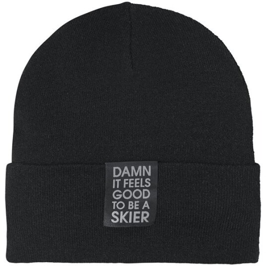 Elevenate Skier Beanie Black Solid Elevenate Skier Beanie Black Solid