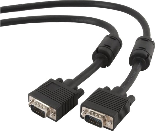 Cablexpert Premium Cc Ppvga 6B   Vga Kabel   Hd 15 Vga Hann Til Hd 15 Vga Hann   1.83 M   Formstøpt Tommelskruer   Svart