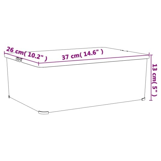  Putekasser plast 6 stk 10 L stablebar 8720845951887