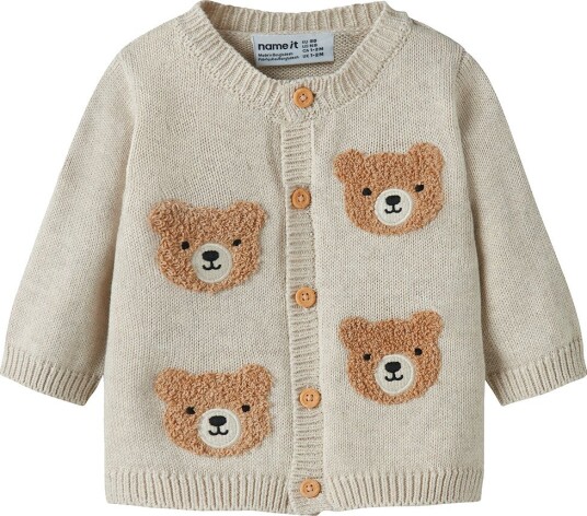 Name It Nbmobase Ls Knit Card   Beige   56