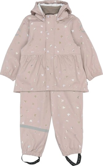 Mikk line Pu Glitter Rain Set W. Susp/104 Pink 74 Mikk line Pu Glitter Rain Set W. Susp/104 Pink 74
