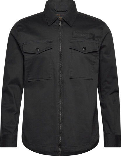 Replay Shirt Relaxed Regular Black L Replay Shirt Relaxed Regular Black L