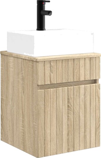 Vegghengt Servantskap Sonoma eik 39 x 41 x 62,5 cm Vegghengt Servantskap Sonoma eik 39 x 41 x 62,5 cm