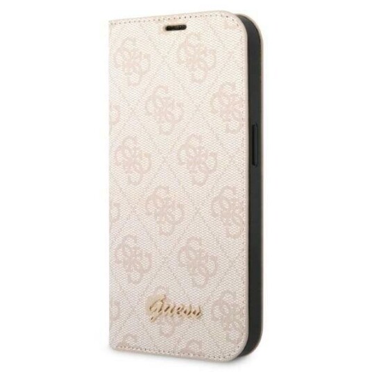 Guess Mobildeksel for iPhone 14 Pro 6,1" Rosa Vintage med Gulllogo