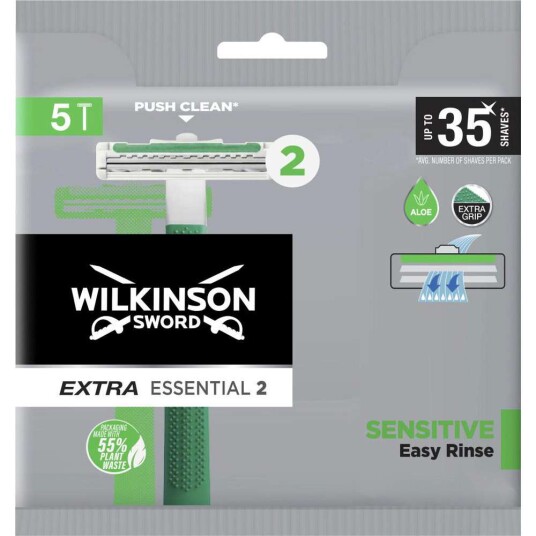 Wilkinson Engangsskraper Extra 2 Essential Sensitive 5 stk.