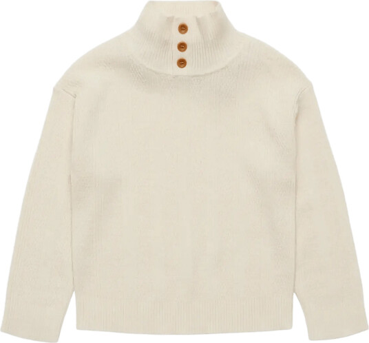 FUB Buttom Up Sweater   Cream   120