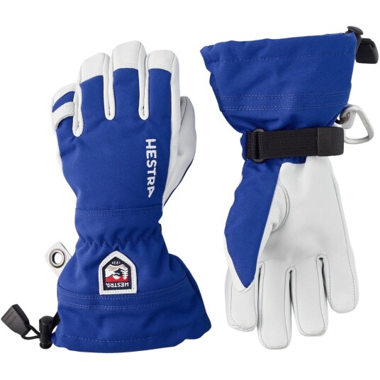 Hestra Army Leather Heli Ski Jr, Skihansker, Junior, Royal blue 6