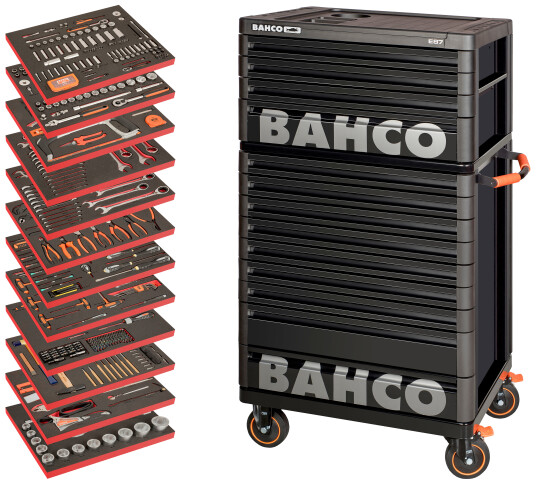 Bahco Verktøyvogn XLARGE 26" Med 549 Deler Verktøy