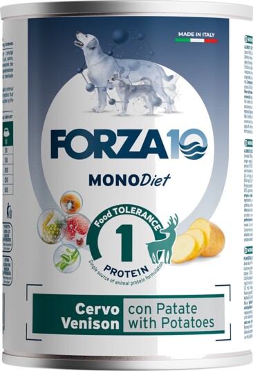 Forza10 Diet Dog Våtfôr Forza 10 Diet Low Grain Vilt & Poteter 6 X 400 G