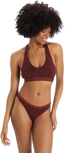 Icebreaker Sprite Racerback Bra W'sespresso XS Icebreaker Sprite Racerback Bra W'sespresso XS