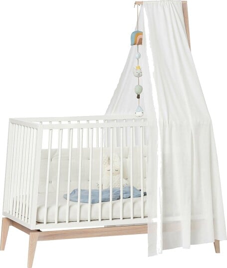 Himmel til Linea og Luna barneseng Hvit