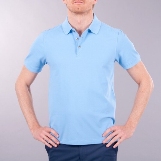 Cutter & Buck Advantage Blå Golf pologenser herre Ljusblå (Lt Blue509) X-Large