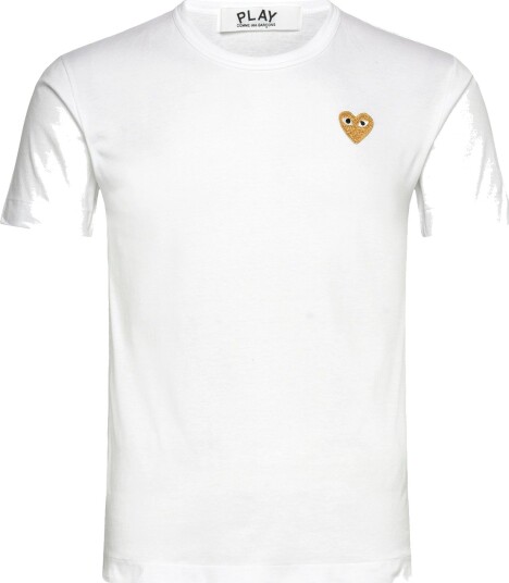 Comme des Garçons White Heart T Shirt White L