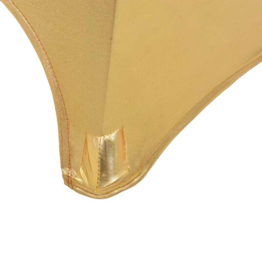 vidaXL Bordduker stretch 2 stk 60 cm gull