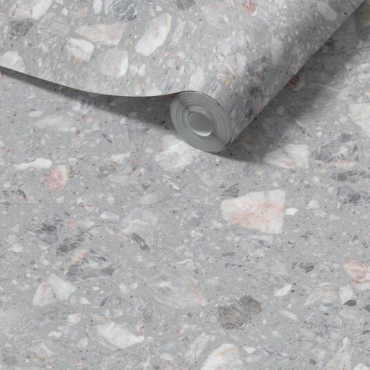 Terrazzo grå kontaktpapir