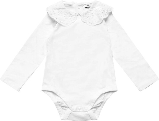 Mango Cotton Baby Collar Playsuit NATURAL WHITE 74