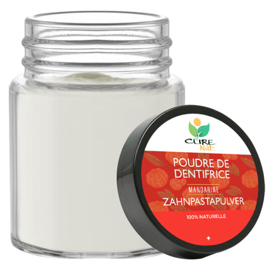 Tannkrem Powder CureNat Mandarin 70 gr.