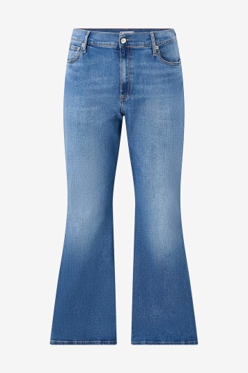 Tommy Hilfiger Curve Jeans Crv Dnm Finn Flare HW Blå