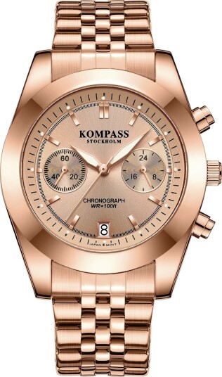 Kompass Navigator Chrono Rose Gold