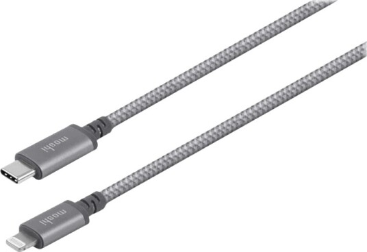 Moshi Integra Lightning-Kabel Usb-C Hann Til Lightning Hann 1.2 M Titangrå Usb Power Delivery 60W Moshi Integra Lightning-Kabel Usb-C Hann Til Lightning Hann 1.2 M Titangrå Usb Power Delivery 60W