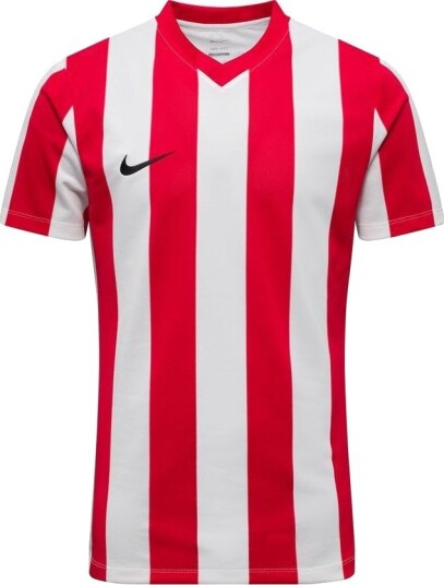 Nike Spillerdrakt Dri FIT Striped Division V Hvit/Rød/Svart Barn størrelse M: 137 147 cm