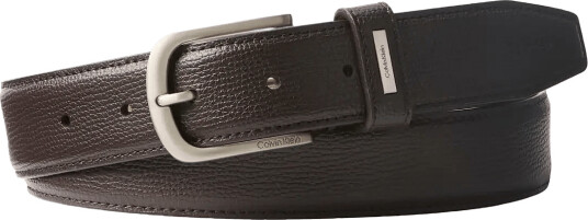 Calvin Klein Curved Pin Buckle 32Mm Fixed Brown 105