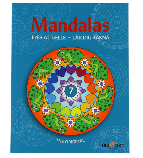 Mandalas malebok Lær å telle Mandalas malebok Lær å telle