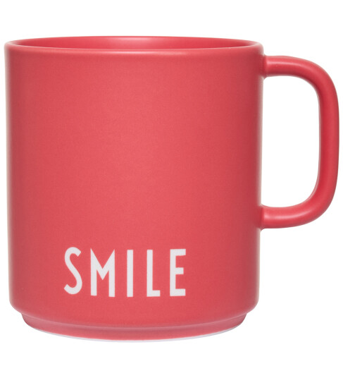 Design Letters favorittkopp med hank 25 cl Red