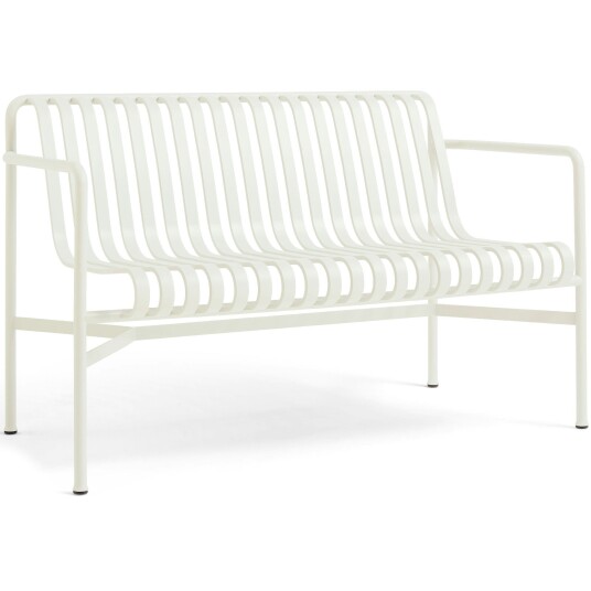 Hay Palissade Dining Benk Cream White Hay Palissade Dining Benk Cream White