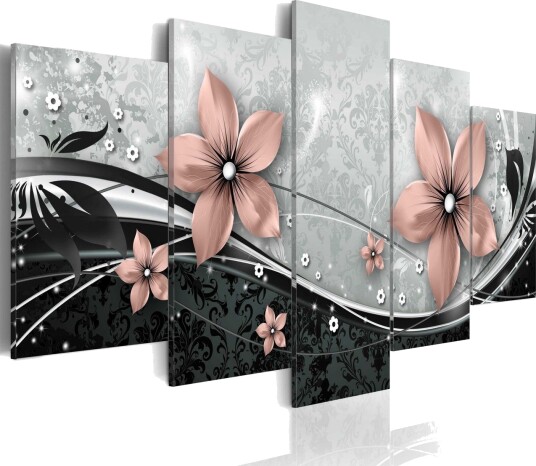 Bilde Orange Flower Of Night 200x100 Artgeist sp. z o. o.